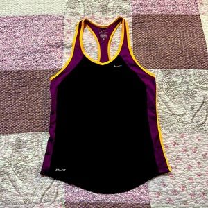 Nike exercise mesh top.Gently used excellent condition.Never dried in dryer.